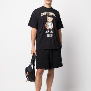 DOMREBEL logo-print cotton T-shirt